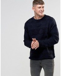 Bellfield 3d Textured Knitted Sweater