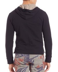 Eleventy Asymmetrical Zip Sweatshirt