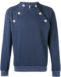 Pierre Balmain Buttoned Sweatshirt