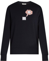 Acne Studios Carly Emoji Round Neck Sweatshirt