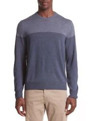 Canali Colorblock Wool Sweater