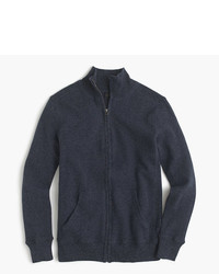J.Crew Cotton Cashmere Zip Sweater Jacket