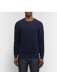 A.P.C. David Textured Wool And Cotton Blend Sweater