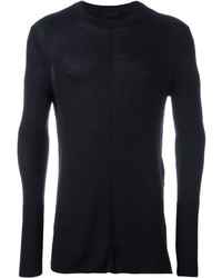Diesel Black Gold Exposed Seam Fitted Jumper