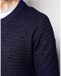 Dr. Denim Dr Denim Crew Sweater Weave Textured Knit