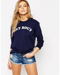 Boohoo Hey Bouy Sweatshirt