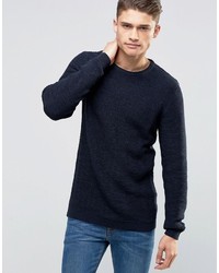 Selected Homme Basket Stitch Knitted Sweater