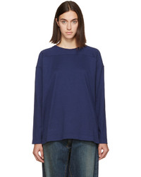 Chimala Navy Cotton Pullover