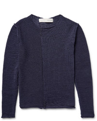 Isabel Benenato Open Knit Cotton Sweater