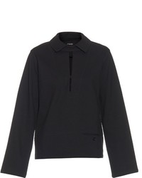 Lemaire Point Collar Stretch Cotton Sweatshirt