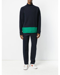 Marni Quilted Hem Colour Block Sweater