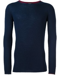 Roberto Collina Cashmere Contrast Collar Sweater