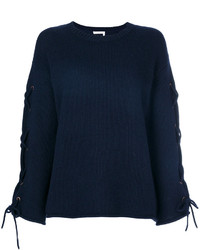 See by Chloe See By Chlo Laced Sleeve Sweater