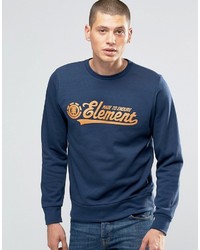 Element Singature Crew Sweatshirt Indigo