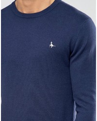 Jack Wills Sweater In Cottoncashmere In Navy