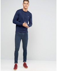 Jack Wills Sweater In Cottoncashmere In Navy