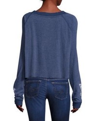 Wildfox Couture Wildfox Never Ending Weekend Cropped Sweatshirt