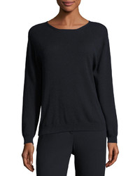 Escada Wool Cashmere Sweater With Removable Cowl Neck