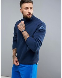 adidas Zne Half Zip Sweatshirt In Blue