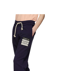 Maison Margiela Blue French Terry Stereotype Lounge Pants