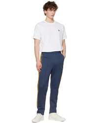 Ps By Paul Smith Blue Happy Track Pants