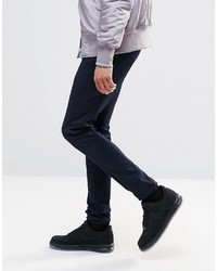 Asos Brand Skinny Smart Joggers With Panels