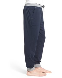 BOSS Cotton Ribbed Cuff Lounge Pants