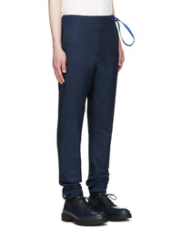 Jil Sander Navy Cropped Trousers