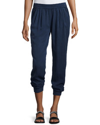 Fade To Blue Slouchy Jogger Pants Navy