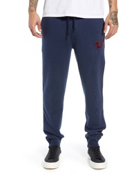 True Religion Brand Jeans Foil Buddha Logo Slim Fit Jogger Pants