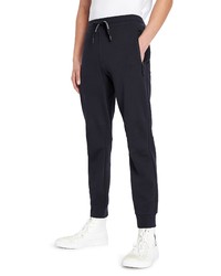 Armani Exchange Milano New York Sweatpants In Solid Blue Navy At Nordstrom