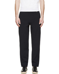 Valentino Navy Blue Slouched Lounge Pants