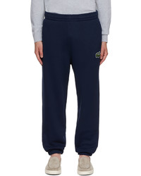 Lacoste Navy Embroidered Patch Lounge Pants