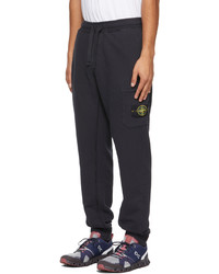 Stone Island Navy French Terry Lounge Pants