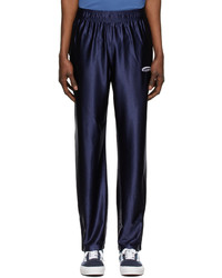 Noon Goons Navy Polyester Track Pants