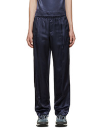 Opening Ceremony Navy Satin Twill Trousers