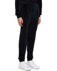 Sunnei Navy Velour Lounge Pants