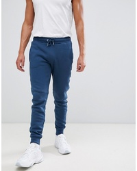 Nicce London Nicce Emboss Skinny Joggers In Blue