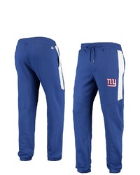 STARTE R Royalwhite New York Giants Goal Post Fleece Pants