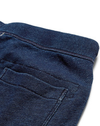 Alex Mill Slim Fit Indigo Dyed Loopback Cotton Jersey Sweatpants