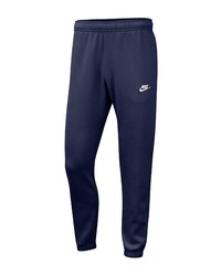 Nike Sportswear Club Fleece Sweatpants In Midnight Navywhite At Nordstrom
