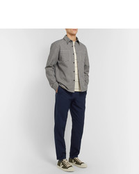 A.P.C. Tapered Cotton Blend Drawstring Trousers