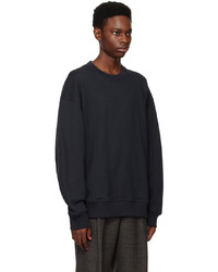 Wooyoungmi Black Crewneck Sweatshirt