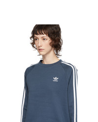 adidas Originals Blue 3 Stripes Sweatshirt