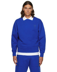 AMI Alexandre Mattiussi Blue Ami De Cur Oversize Sweatshirt
