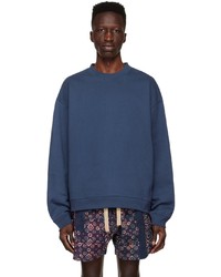 Karu Research Blue Cotton Sweater