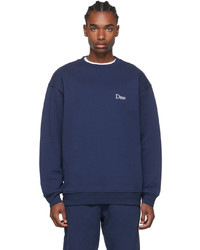 Dime Blue Cotton Sweatshirt