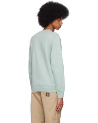 Stone Island Blue Crewneck Sweatshirt