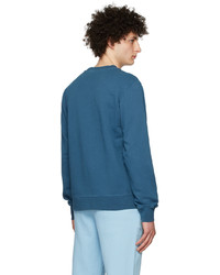 Ps By Paul Smith Blue Organic Cotton Sweatshirt