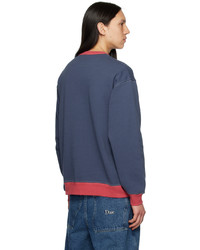 Dime Blue Pocket Sweatshirt